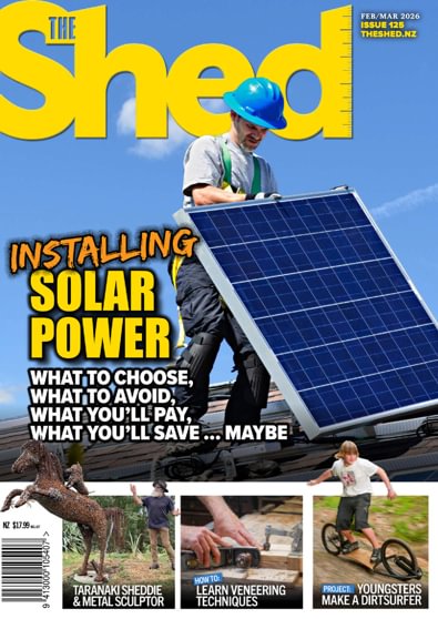 The Shed (NZ) magazine cover