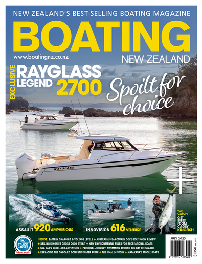 Boating NZ magazine cover