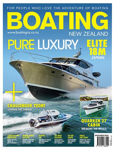 Boating NZ magazine cover
