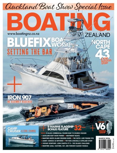 Boating NZ magazine cover