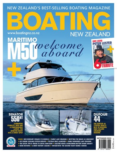 Boating NZ magazine cover