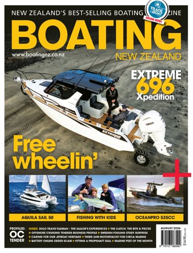 Boating NZ magazine cover