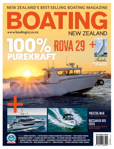 Boating NZ magazine subscription Boating NZ magazine cover