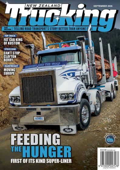 NZ Trucking (NZ) magazine cover