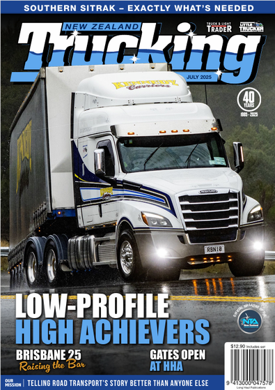 NZ Trucking (NZ) magazine cover