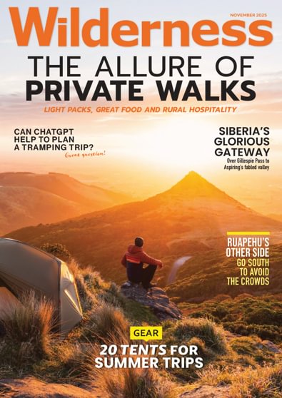 Wilderness (NZ) magazine subscription Wilderness (NZ) magazine cover