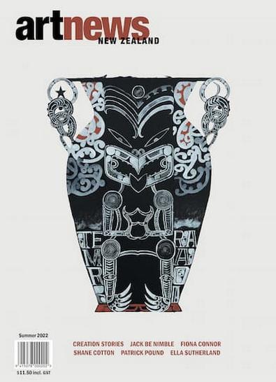 Art News New Zealand (NZ) magazine cover