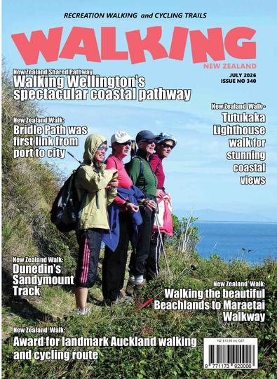 Walking New Zealand (NZ) magazine cover