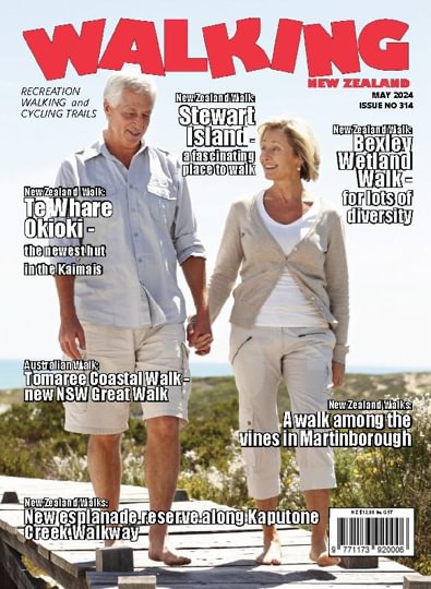 Walking New Zealand (NZ) magazine cover
