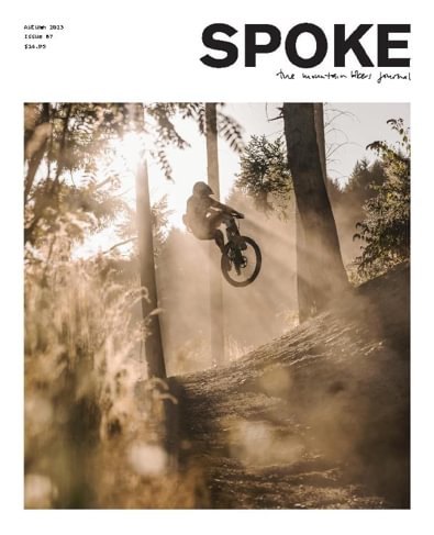 Spoke: The Mountain Bikers Journal (NZ) magazine cover