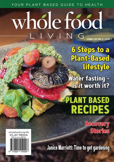 Whole Food Living (NZ) magazine cover