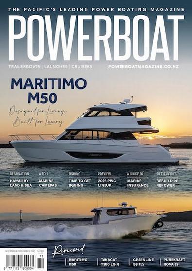 Pacific PowerBoat Magazine (NZ) cover