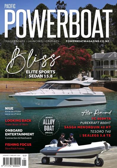 Pacific PowerBoat Magazine (NZ) cover
