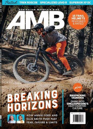 Australian Mountain Bike magazine cover