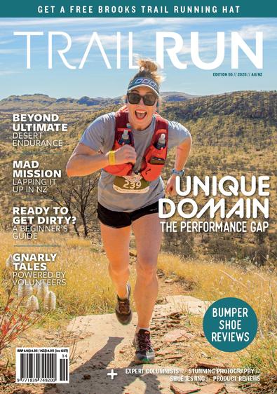 Trail Run Magazine cover