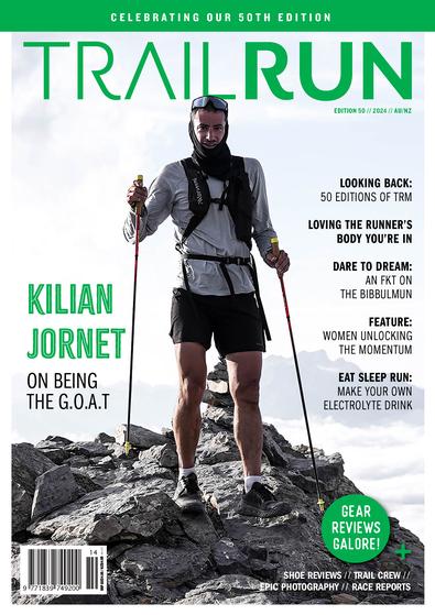 Trail Run Magazine cover