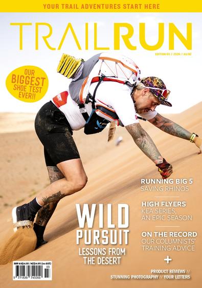 Trail Run Magazine cover
