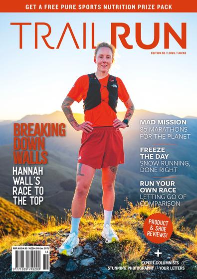 Trail Run Magazine cover