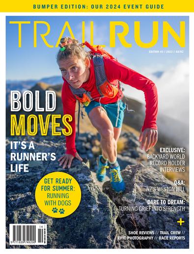 Trail Run Magazine cover