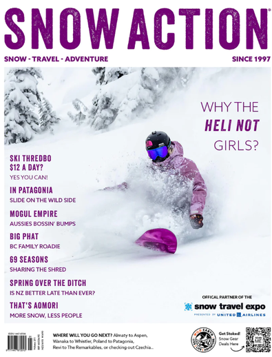 Snow Action magazine cover