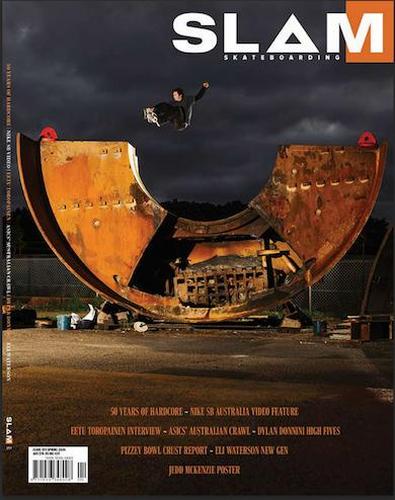 SLAM SKATEBOARDING magazine cover