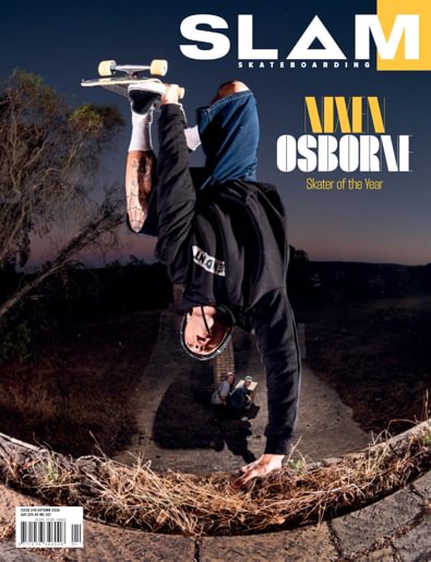 SLAM SKATEBOARDING magazine cover