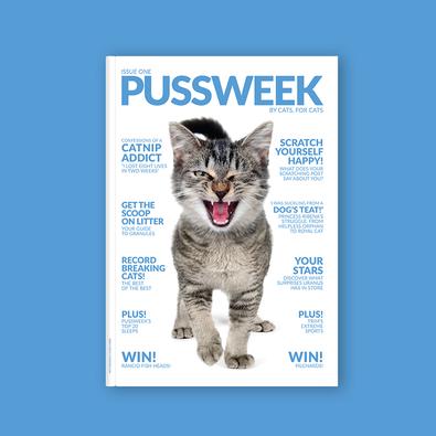 PUSSWEEK Issue One magazine cover