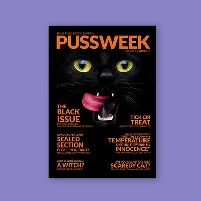 PUSSWEEK Issue Five magazine cover
