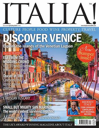 ITALIA! (UK) magazine cover