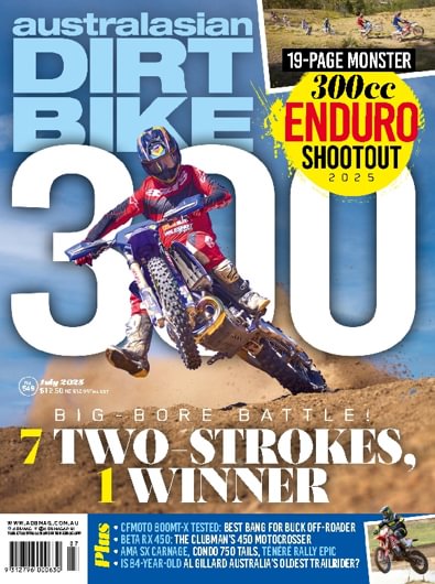 Australasian Dirt Bike magazine cover
