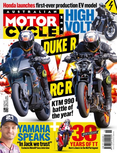 Australian Motorcycle News magazine cover