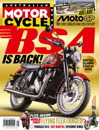 Australian Motorcycle News magazine cover