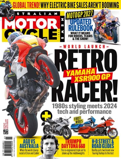 Australian Motorcycle News magazine cover