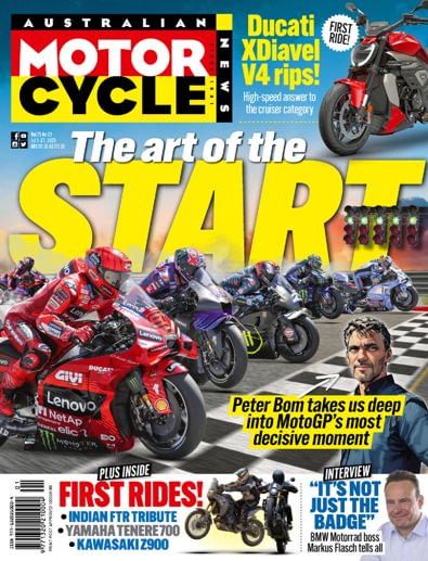 Australian Motorcycle News magazine cover