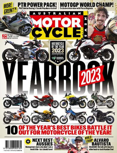Australian Motorcycle News magazine cover