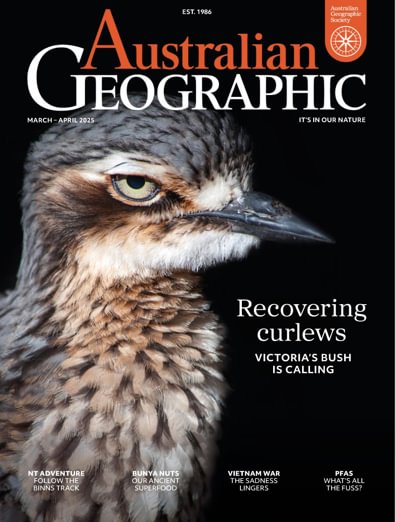 Australian Geographic magazine cover
