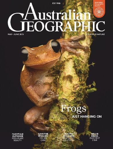 Australian Geographic magazine cover