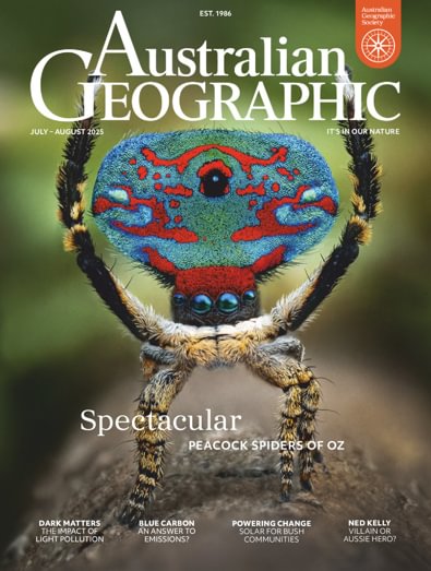 Australian Geographic magazine cover