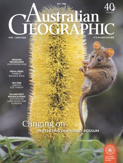 Australian Geographic magazine cover