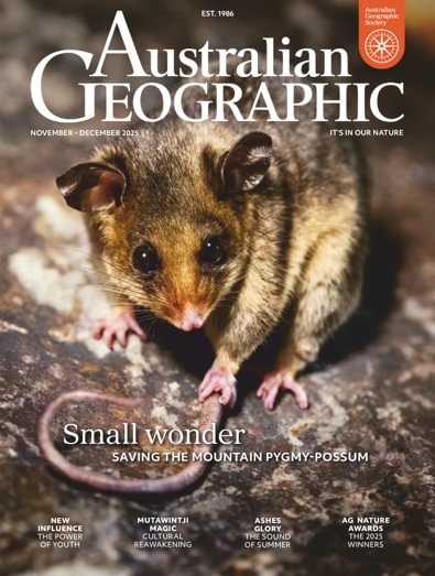 Australian Geographic magazine cover