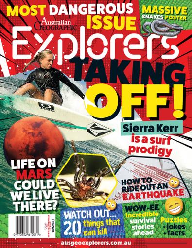 Australian Geographic Explorers magazine cover