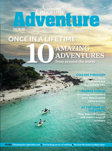 Australian Geographic Adventure magazine cover