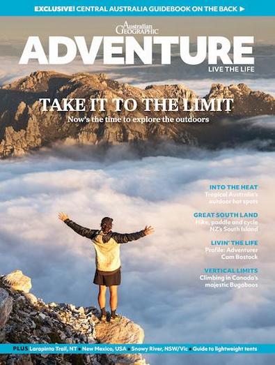 Australian Geographic Adventure magazine cover