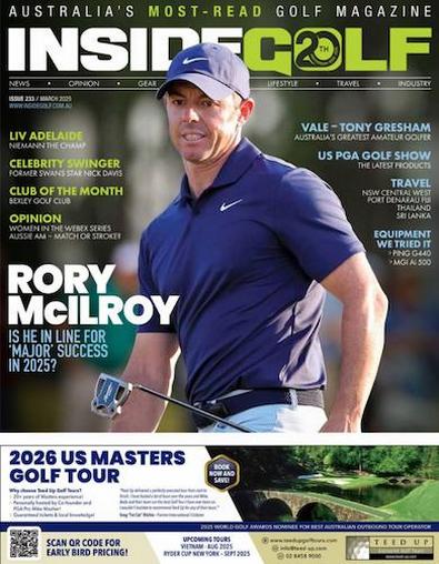 Inside Golf Magazine cover