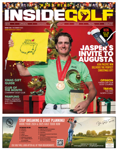 Inside Golf Magazine cover