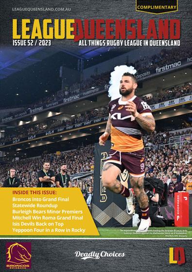 League Queensland magazine cover