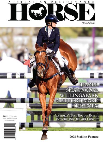Australian Performance Horse Magazine cover
