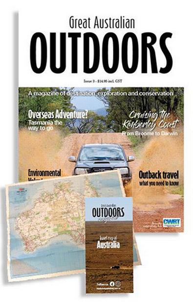 Great Australian Outdoors hit the open road pack cover