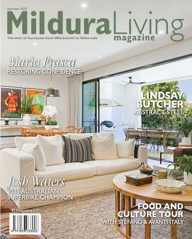 Mildura Living magazine cover