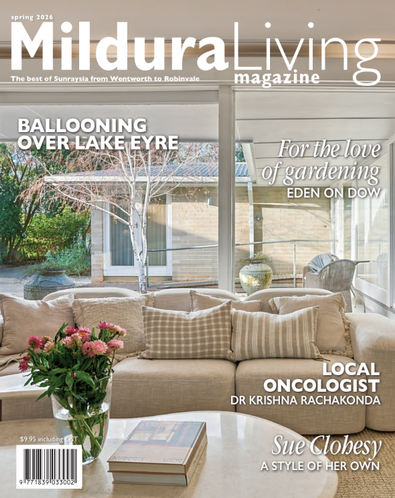 Mildura Living magazine cover